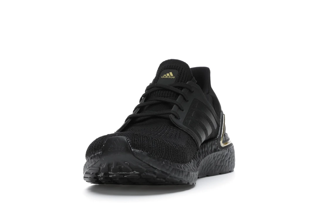 Vue 12 de adidas Ultra Boost 20 Core Black Gold Metallic