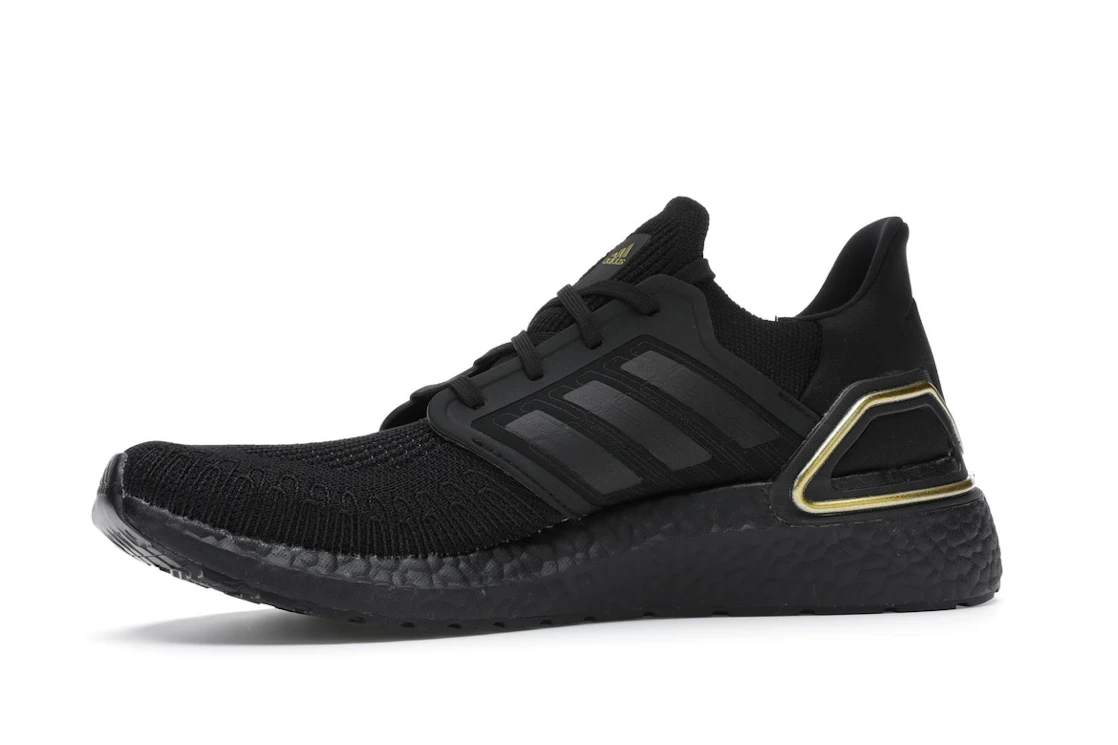 Vue 17 de adidas Ultra Boost 20 Core Black Gold Metallic
