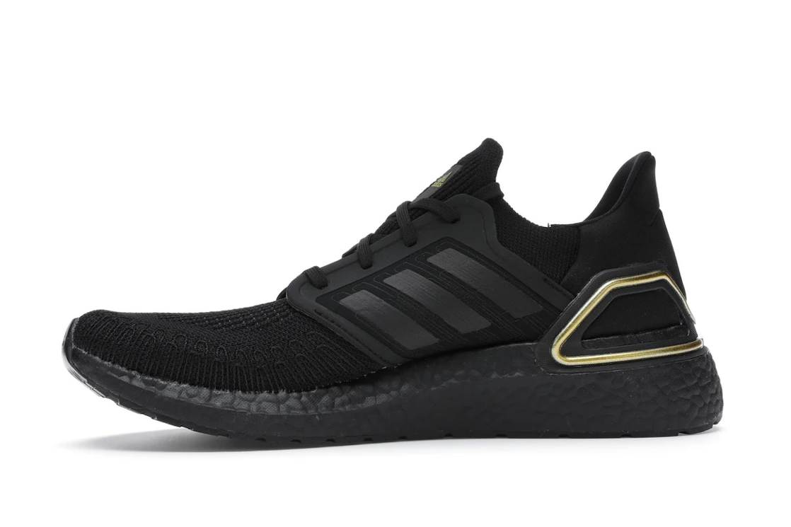 Vue 18 de adidas Ultra Boost 20 Core Black Gold Metallic