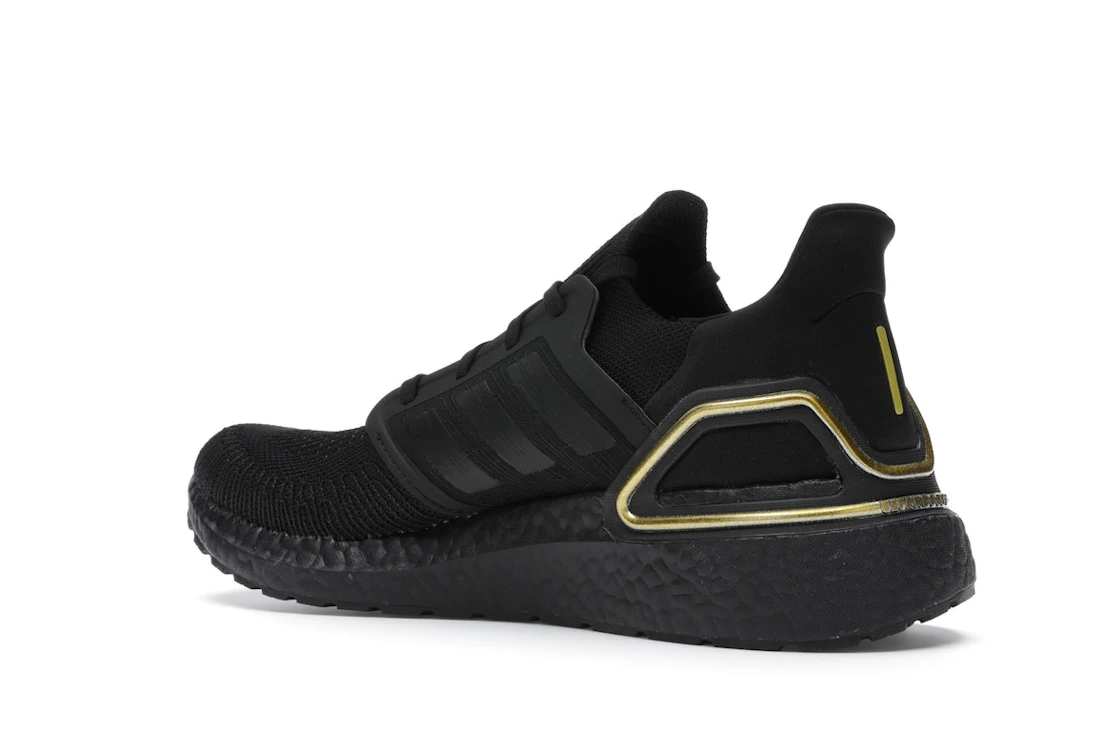 Vue 23 de adidas Ultra Boost 20 Core Black Gold Metallic