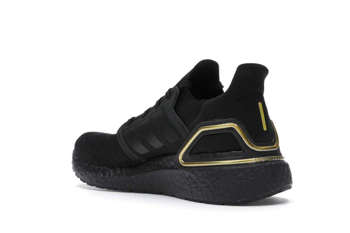 Vue 24 de adidas Ultra Boost 20 Core Black Gold Metallic