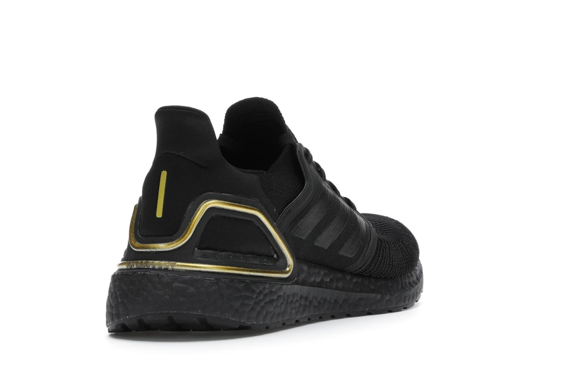 Vue 31 de adidas Ultra Boost 20 Core Black Gold Metallic