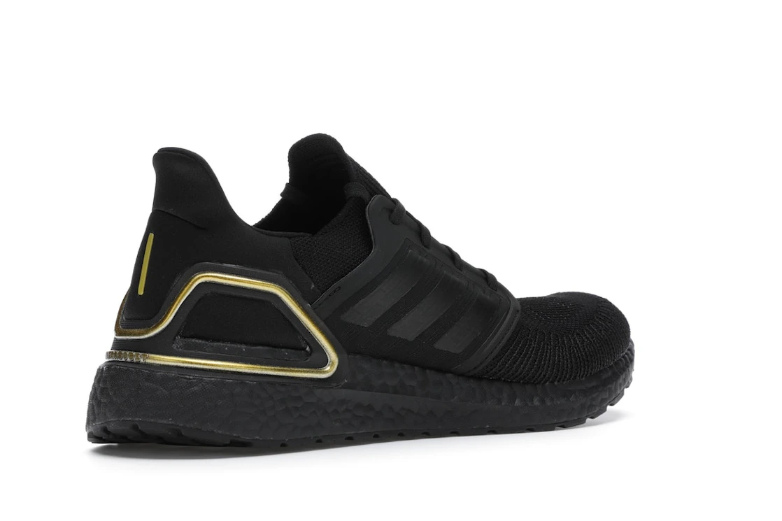 Vue 33 de adidas Ultra Boost 20 Core Black Gold Metallic