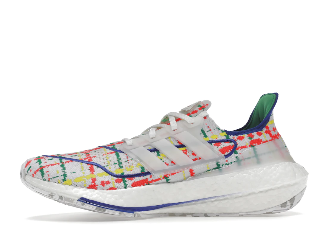 Vue 18 de adidas Ultra Boost 21 Palace White Multicolor