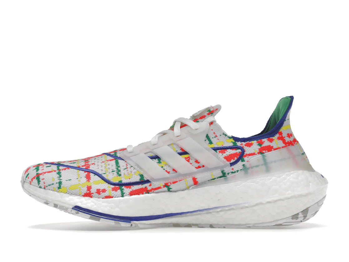 Vue 19 de adidas Ultra Boost 21 Palace White Multicolor