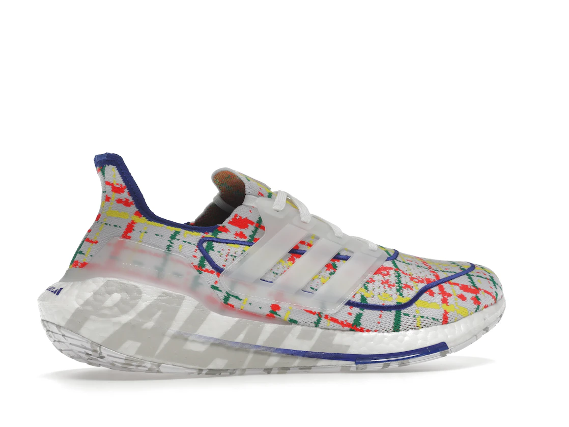 Vue 35 de adidas Ultra Boost 21 Palace White Multicolor