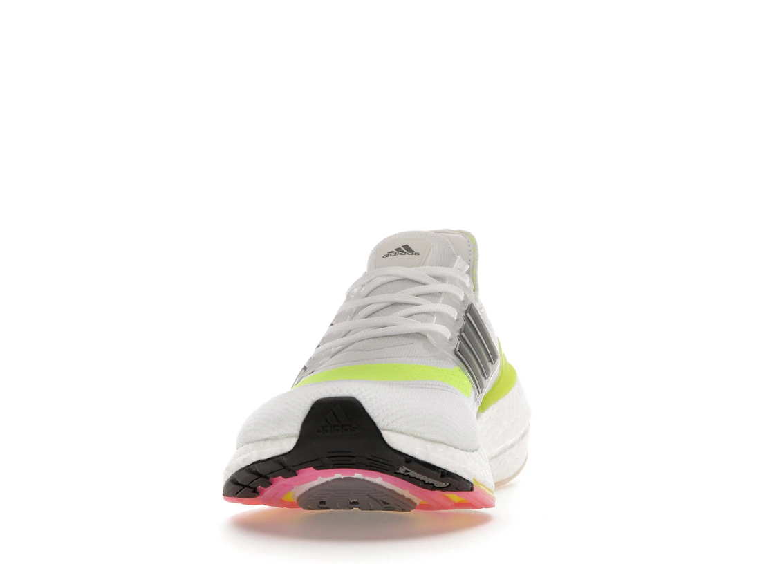 Vue 11 de adidas Ultra Boost 21 White Solar Yellow