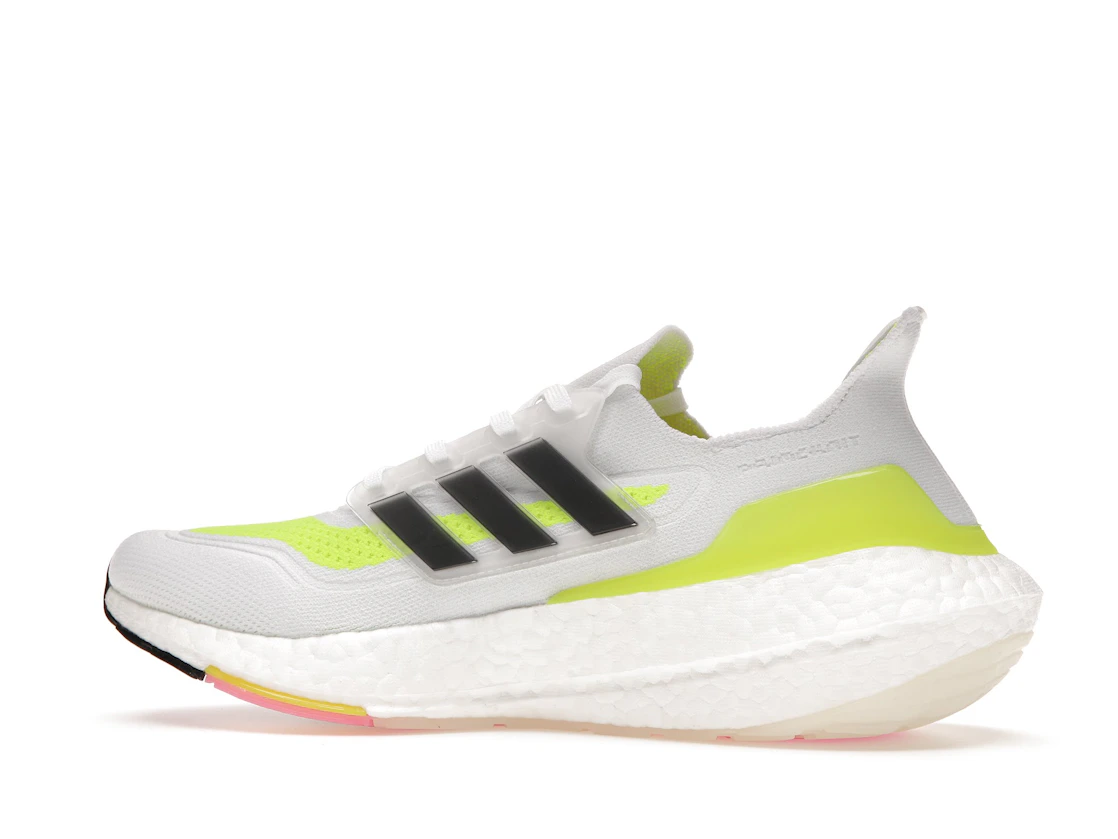 Vue 21 de adidas Ultra Boost 21 White Solar Yellow