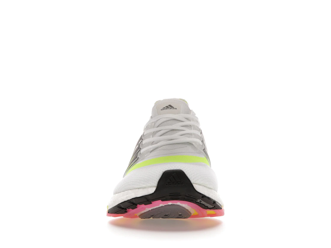 Vue 10 de adidas Ultra Boost 21 White Solar Yellow