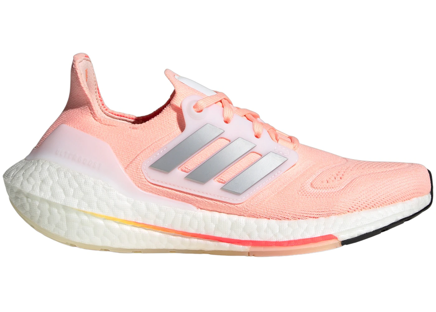 adidas Ultra Boost 22 Clear Orange Silver Metallic Ecru Tint 