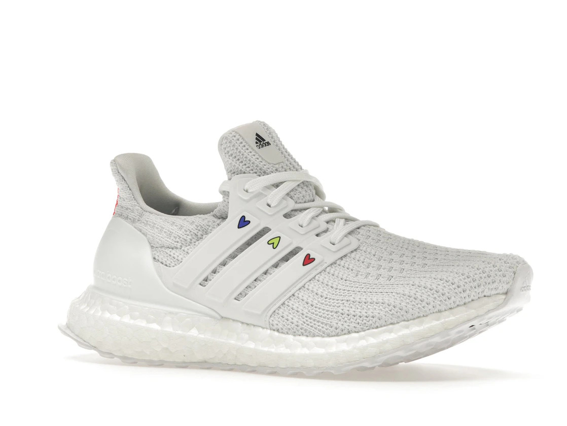 Vue 4 de adidas Ultra Boost 4.0 DNA Hearts Pack White 