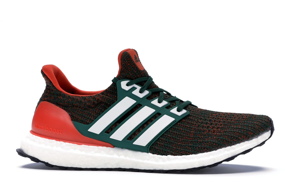 Vue 2 de adidas Ultra Boost 4.0 Miami Hurricanes