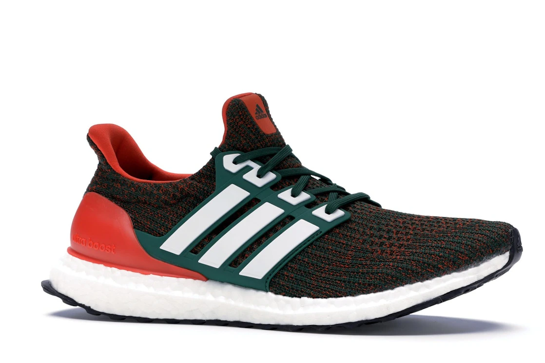 Vue 3 de adidas Ultra Boost 4.0 Miami Hurricanes