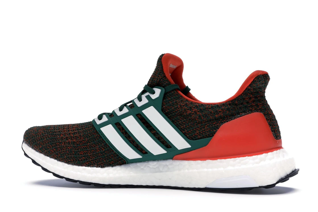 Vue 21 de adidas Ultra Boost 4.0 Miami Hurricanes