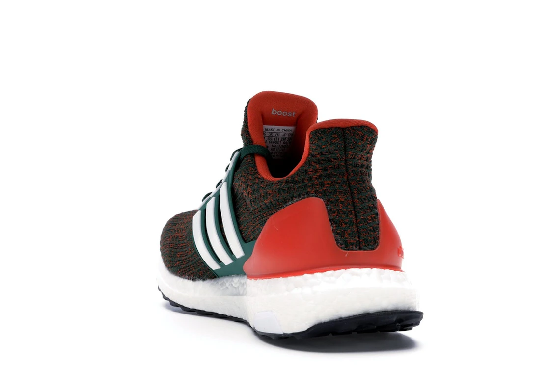 Vue 26 de adidas Ultra Boost 4.0 Miami Hurricanes