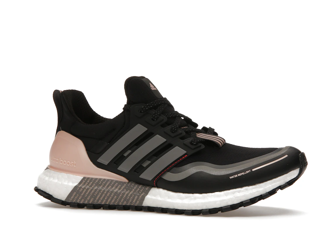 Vue 3 de adidas Ultra Boost Guard Black Grey Pink 