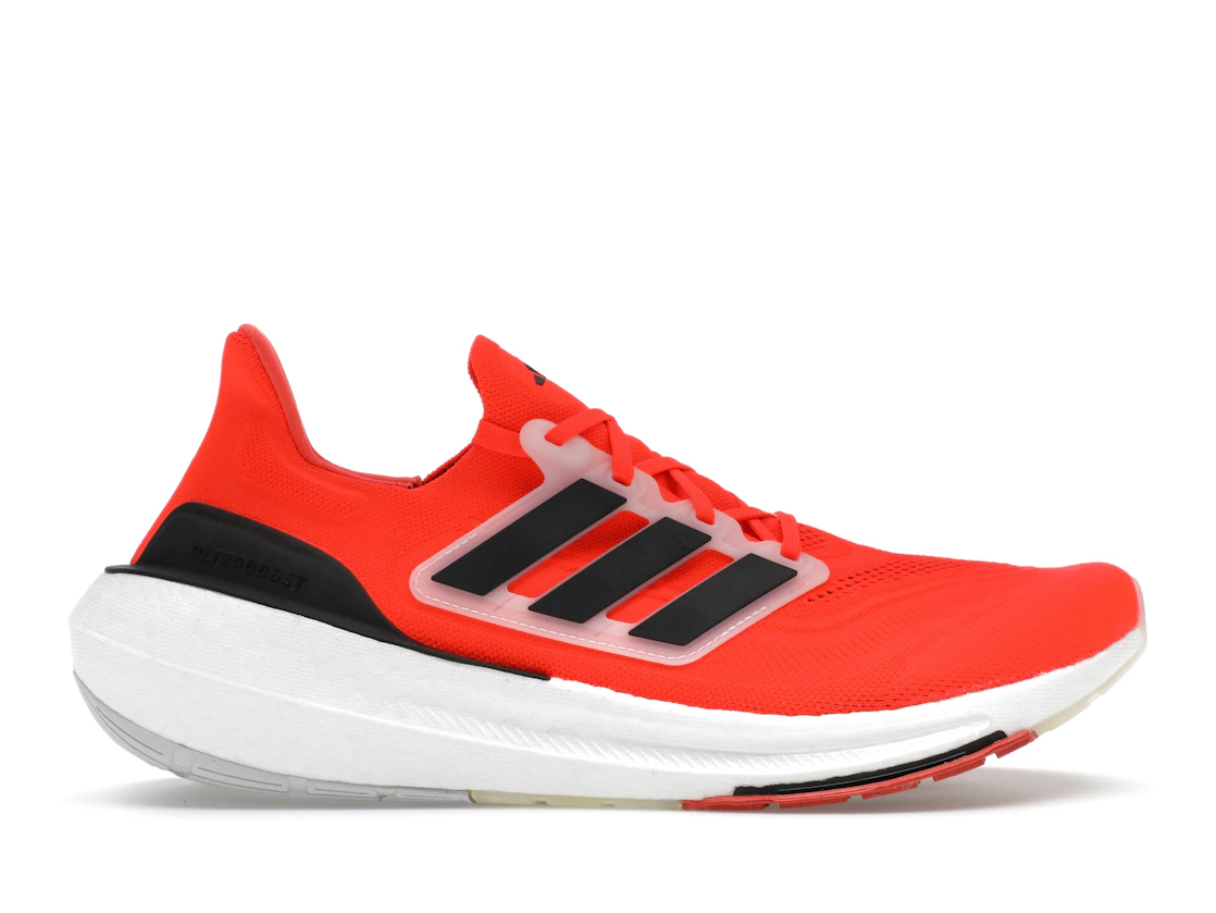 Vue 1 de adidas Ultra Boost Light Solar Red Black White