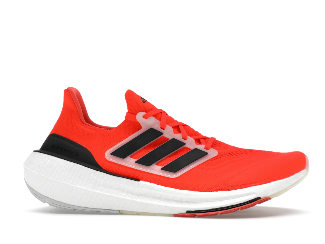 Vue 2 de adidas Ultra Boost Light Solar Red Black White