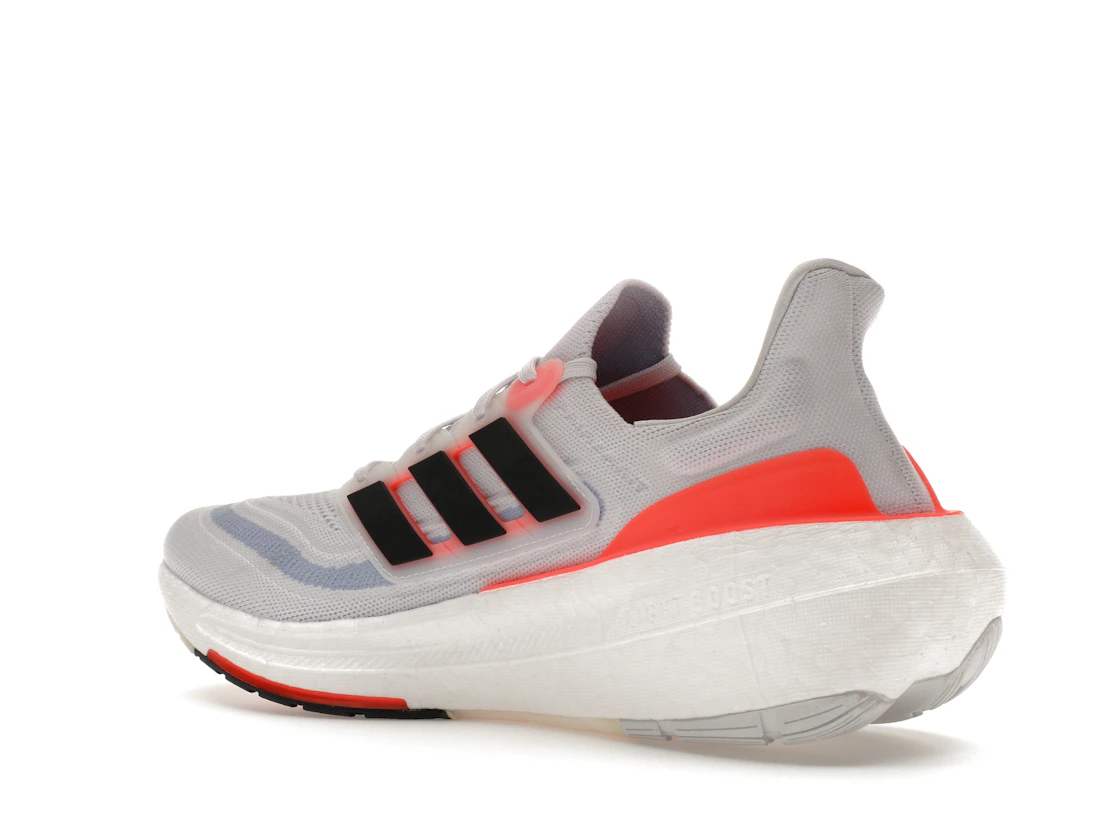 Vue 23 de adidas Ultra Boost Light White Black Solar Red