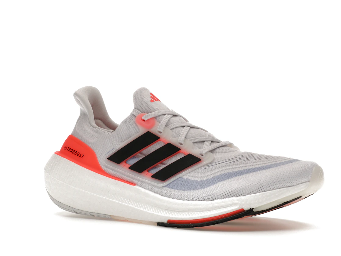 Vue 4 de adidas Ultra Boost Light White Black Solar Red
