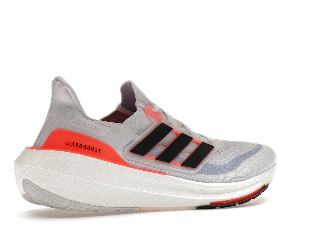 Vue 34 de adidas Ultra Boost Light White Black Solar Red