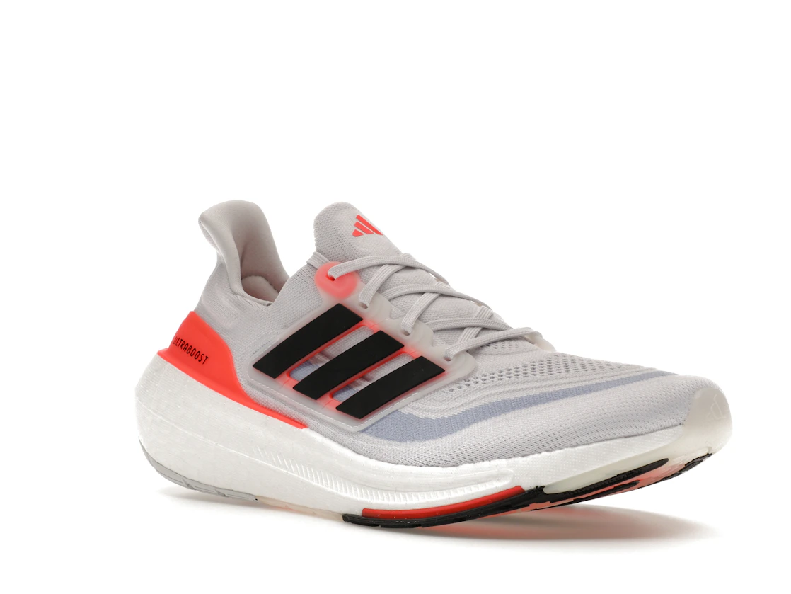 Vue 5 de adidas Ultra Boost Light White Black Solar Red
