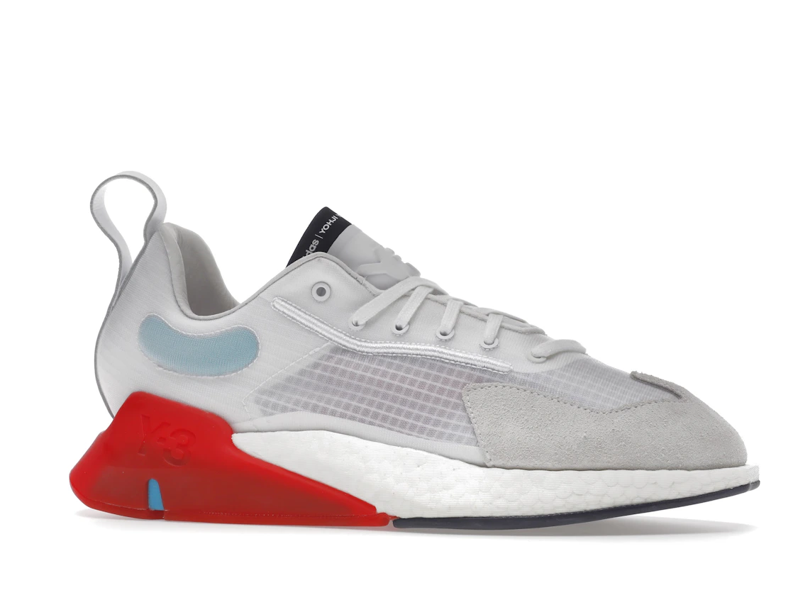 Vue 3 de adidas Y-3 Orisan White Red Cyan