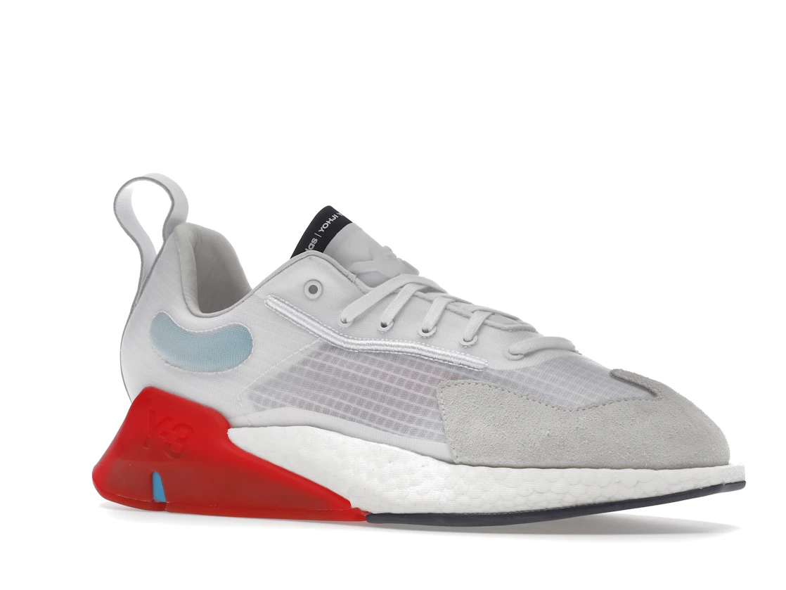 Vue 4 de adidas Y-3 Orisan White Red Cyan