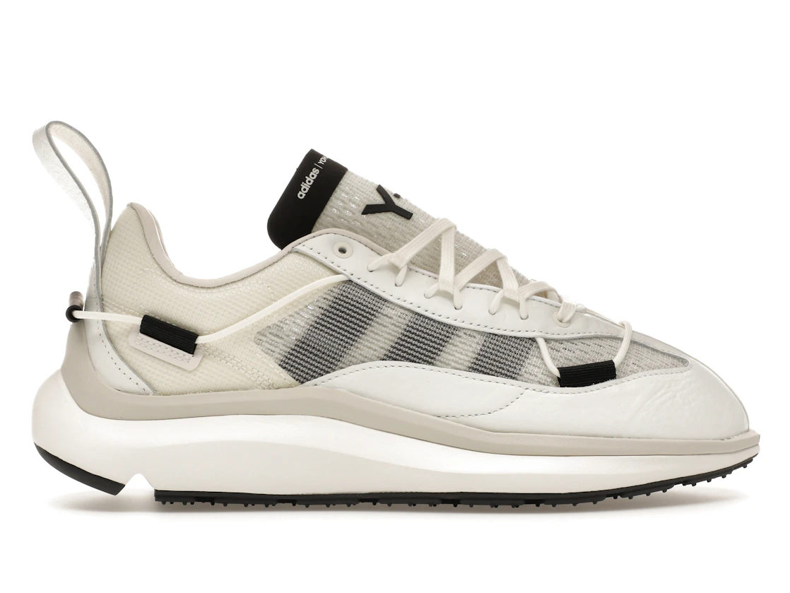 Vue 1 de adidas Y-3 Shiku Run Core White Black Orbit Grey