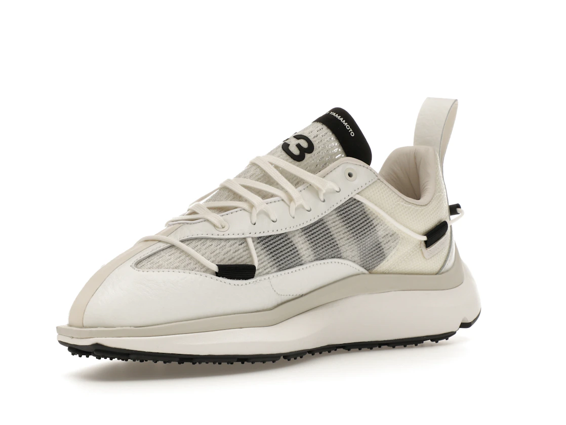 Vue 15 de adidas Y-3 Shiku Run Core White Black Orbit Grey