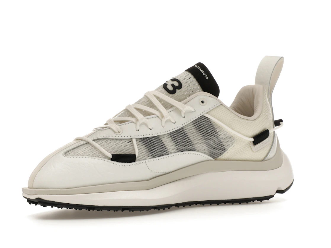 Vue 16 de adidas Y-3 Shiku Run Core White Black Orbit Grey