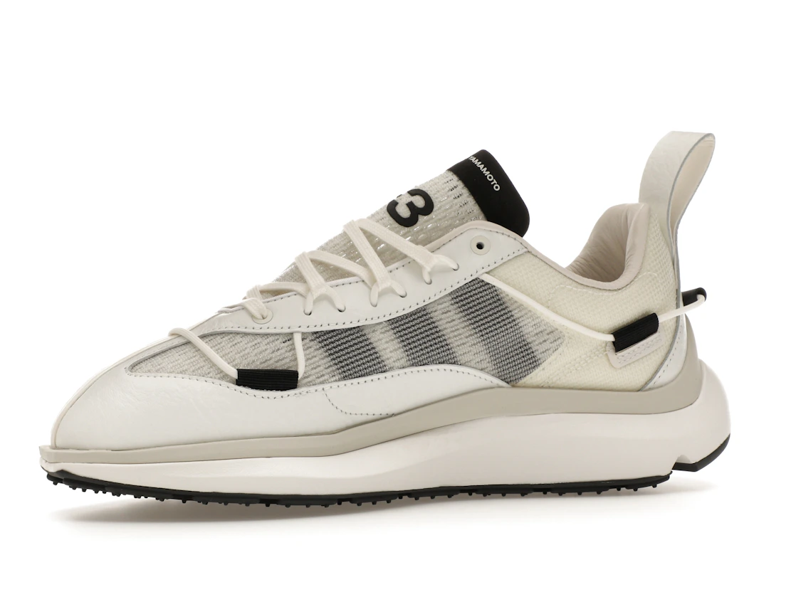 Vue 17 de adidas Y-3 Shiku Run Core White Black Orbit Grey