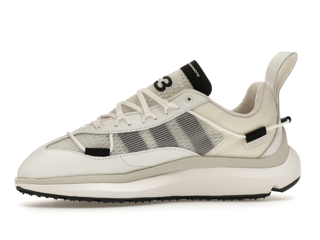 Vue 18 de adidas Y-3 Shiku Run Core White Black Orbit Grey