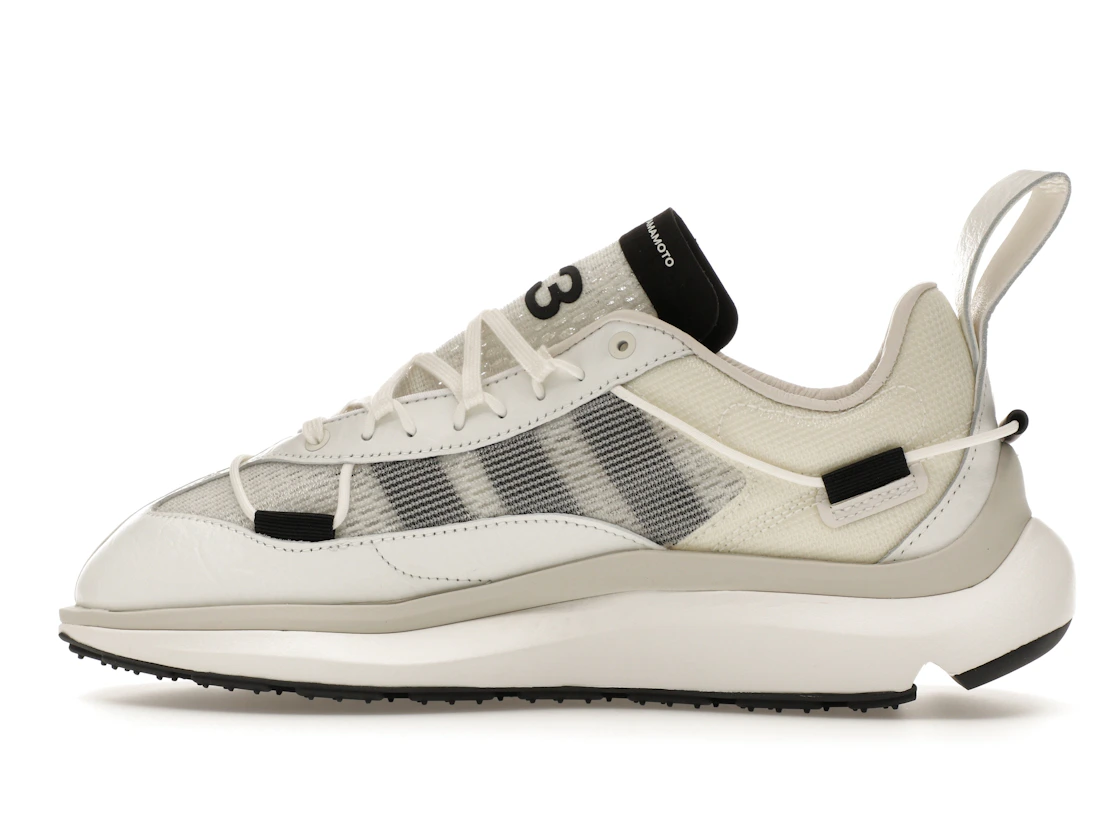 Vue 20 de adidas Y-3 Shiku Run Core White Black Orbit Grey