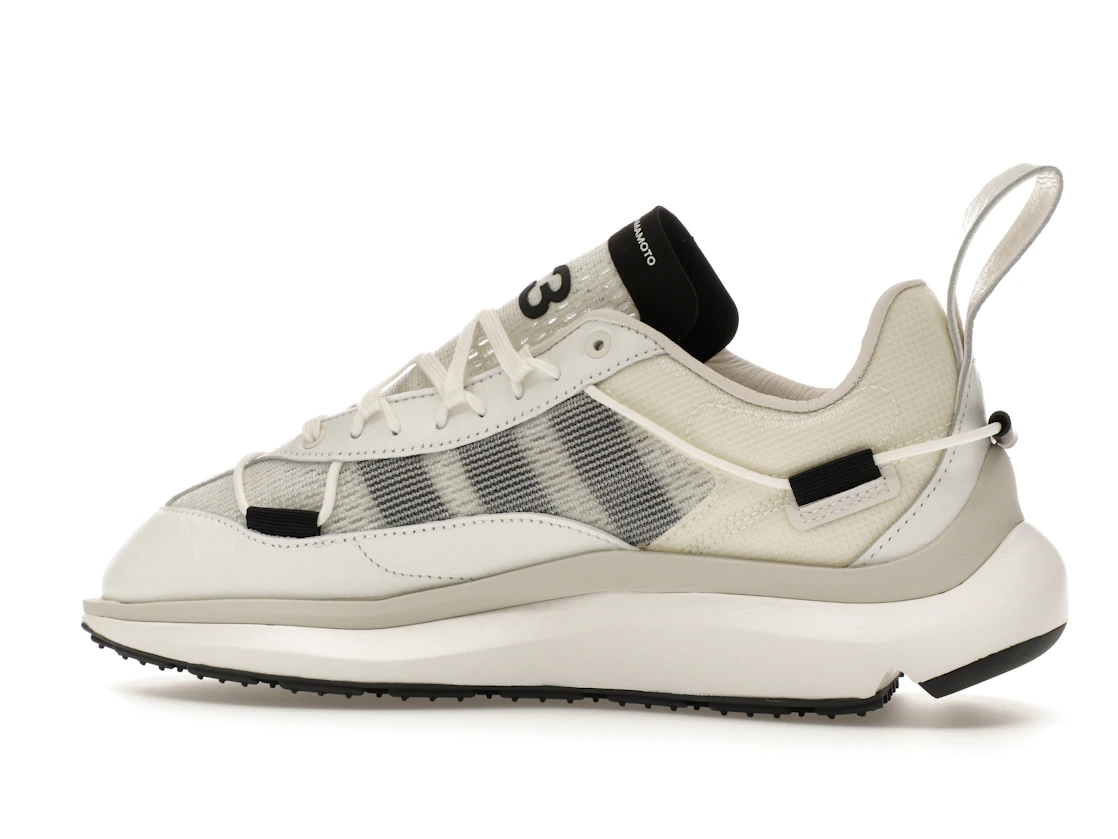 Vue 21 de adidas Y-3 Shiku Run Core White Black Orbit Grey