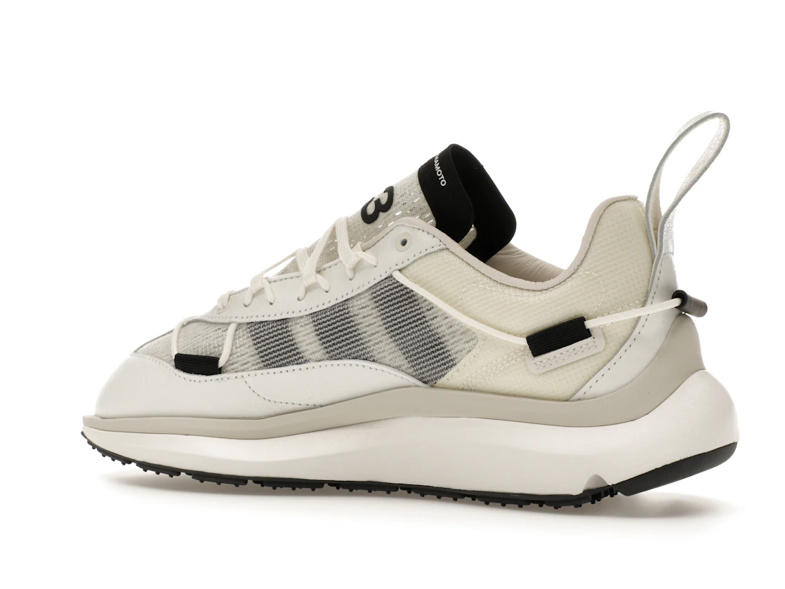 Vue 22 de adidas Y-3 Shiku Run Core White Black Orbit Grey