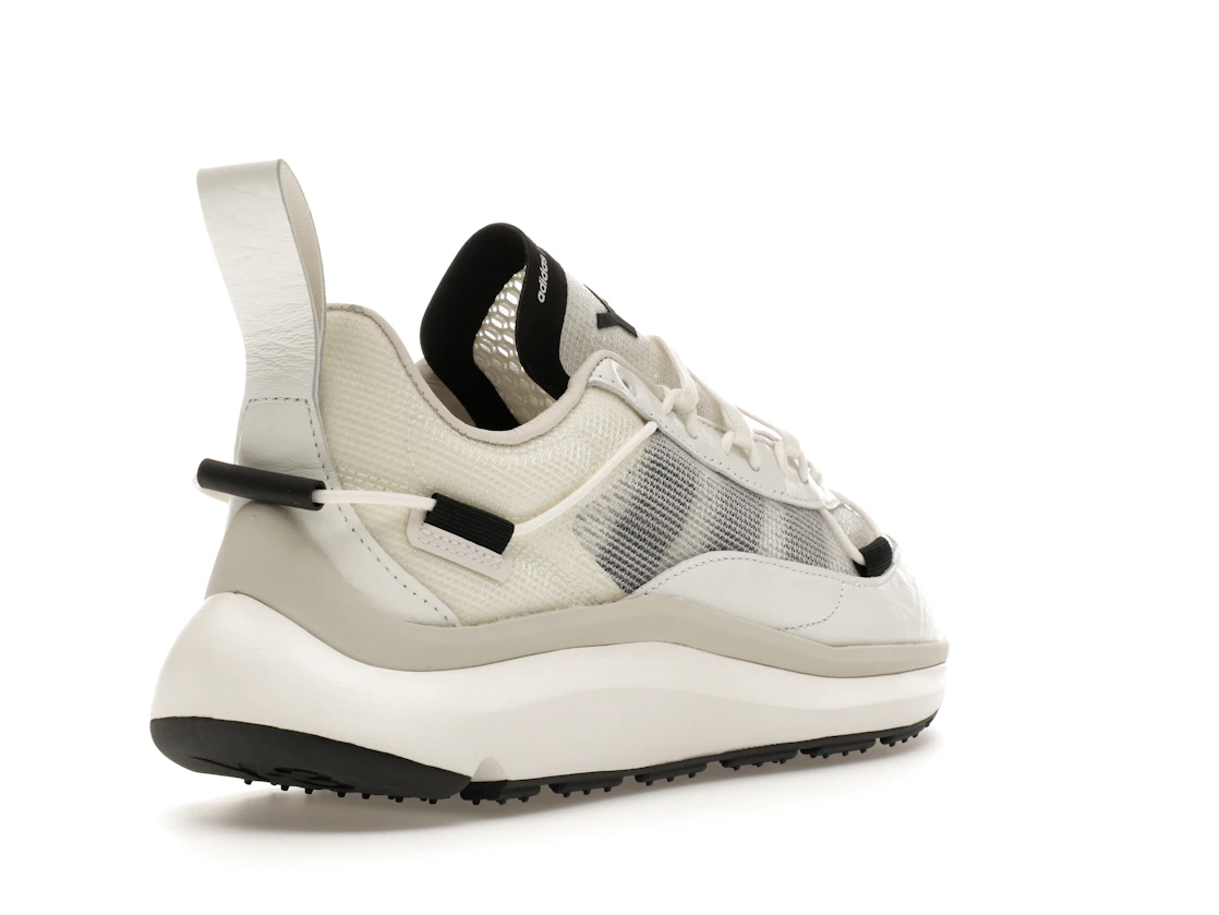 Vue 32 de adidas Y-3 Shiku Run Core White Black Orbit Grey