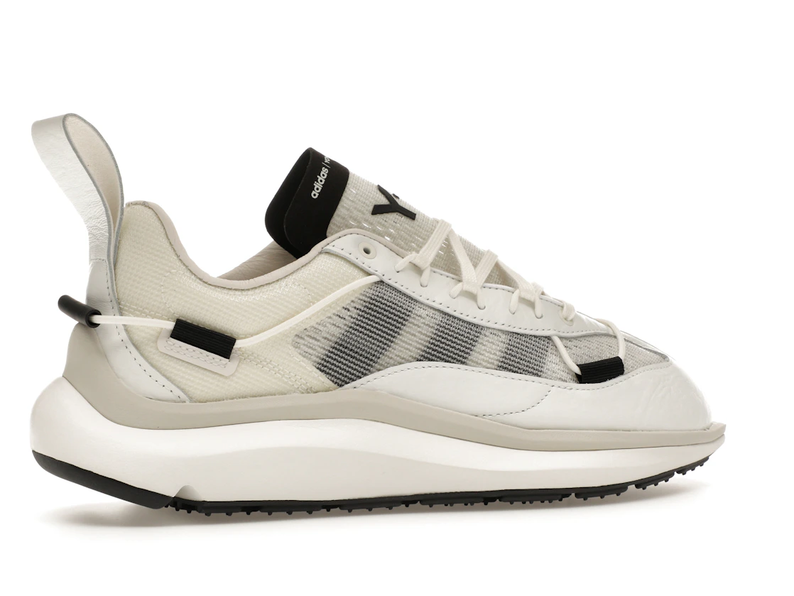 Vue 35 de adidas Y-3 Shiku Run Core White Black Orbit Grey