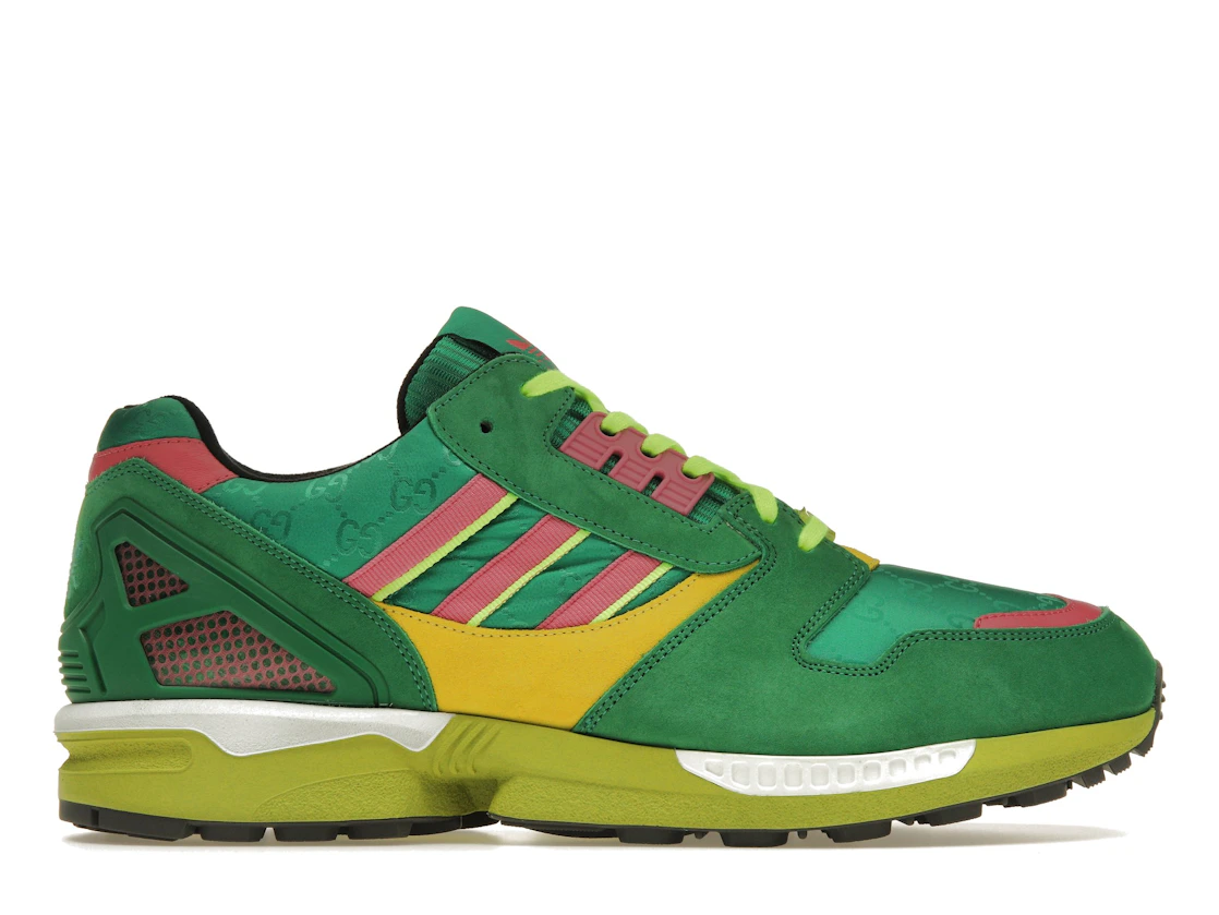 Vue 1 de adidas x Gucci ZX 8000 Green GG Monogram