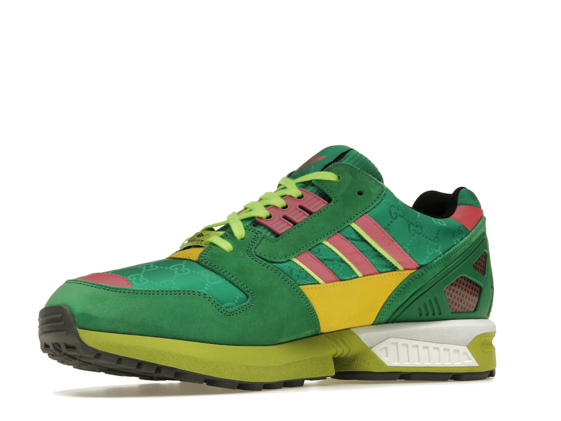 Vue 16 de adidas x Gucci ZX 8000 Green GG Monogram