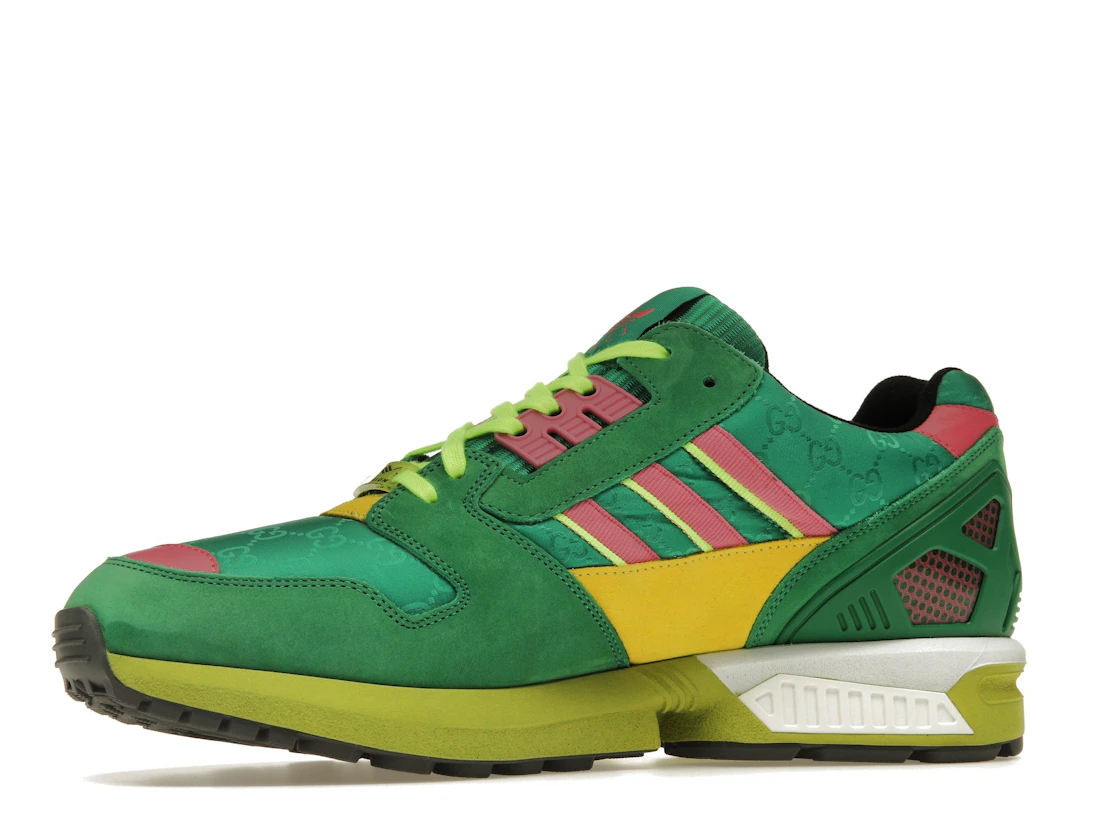Vue 17 de adidas x Gucci ZX 8000 Green GG Monogram