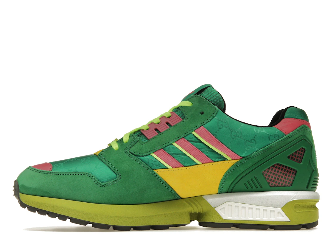Vue 19 de adidas x Gucci ZX 8000 Green GG Monogram