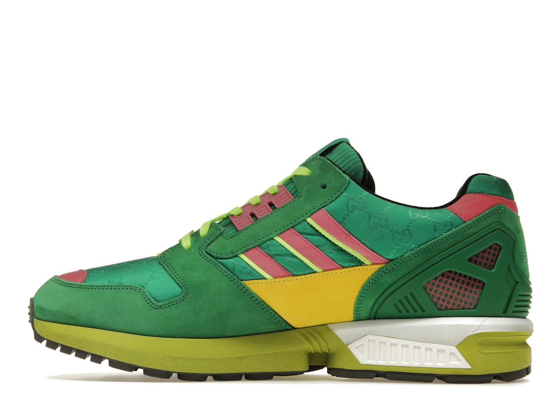 Vue 20 de adidas x Gucci ZX 8000 Green GG Monogram