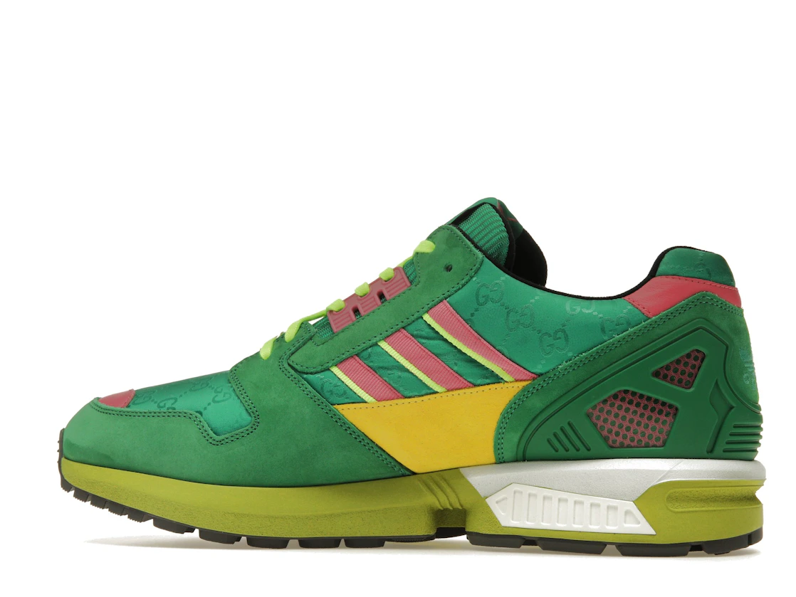 Vue 21 de adidas x Gucci ZX 8000 Green GG Monogram