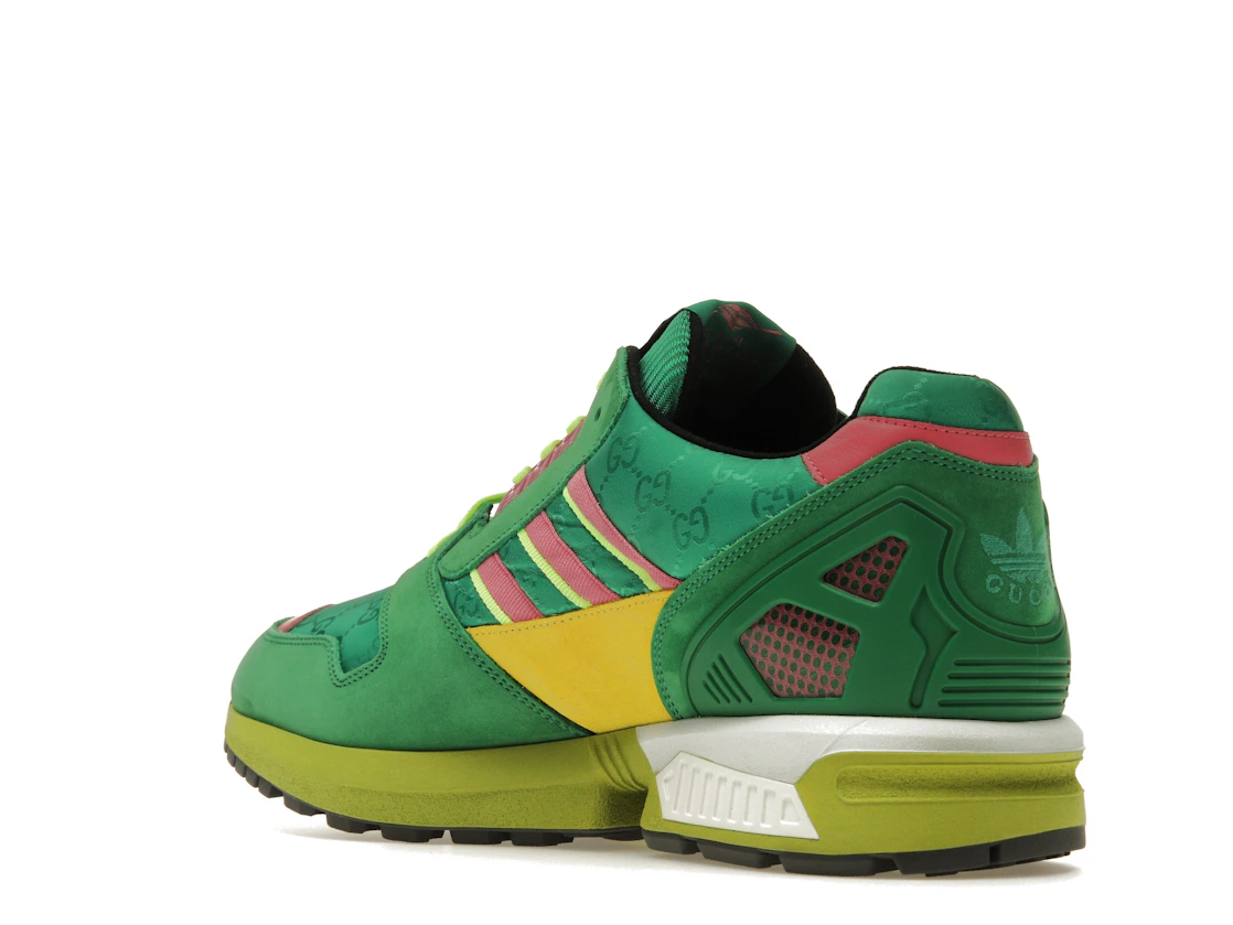 Vue 24 de adidas x Gucci ZX 8000 Green GG Monogram