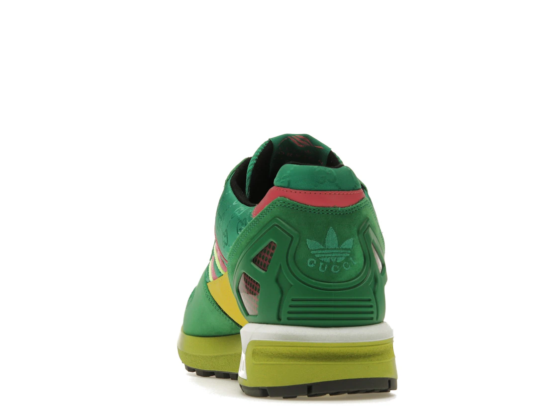 Vue 27 de adidas x Gucci ZX 8000 Green GG Monogram