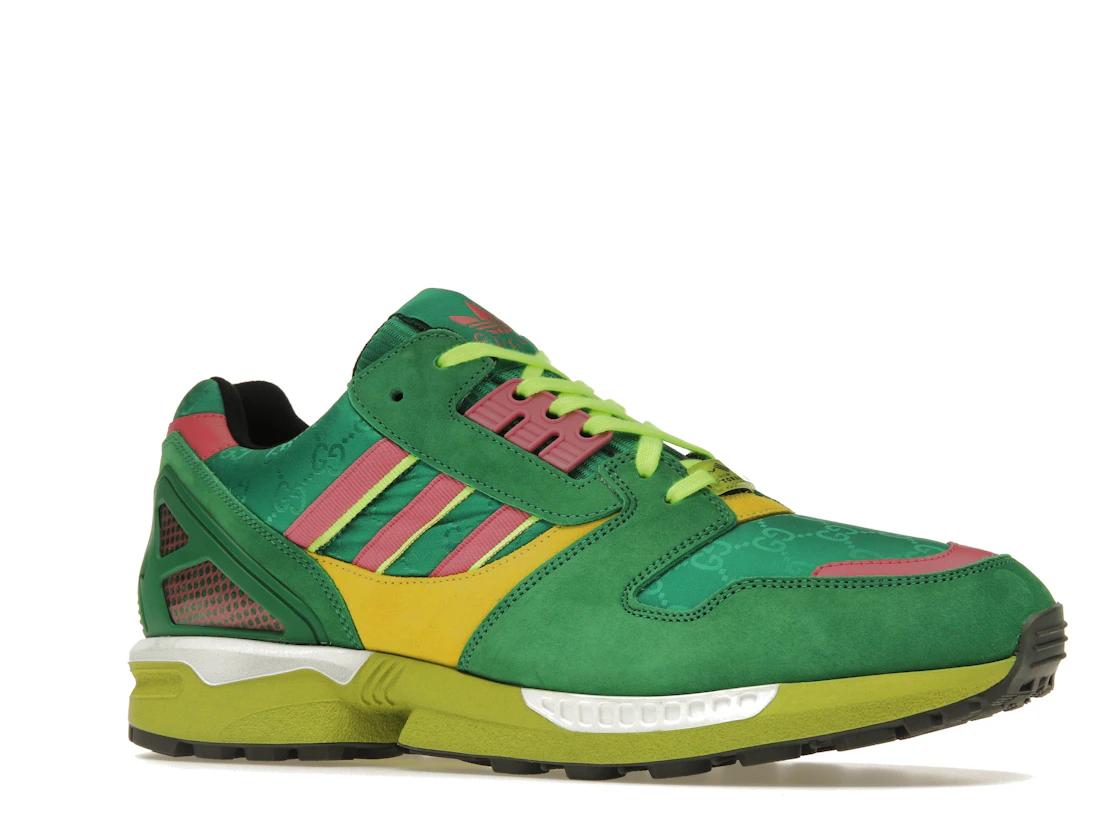 Vue 4 de adidas x Gucci ZX 8000 Green GG Monogram