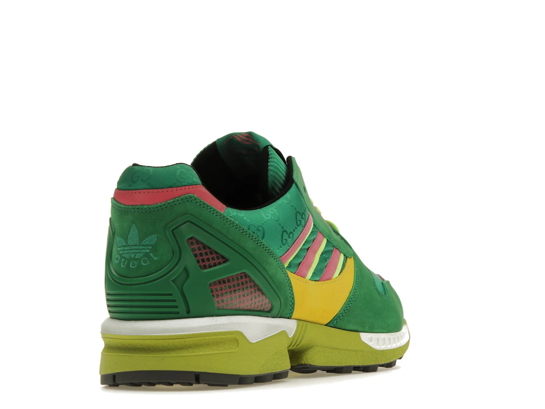 Vue 31 de adidas x Gucci ZX 8000 Green GG Monogram
