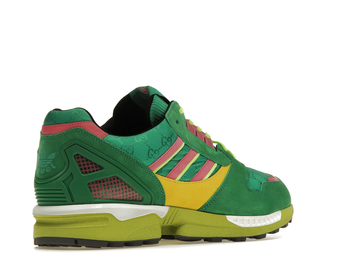 Vue 33 de adidas x Gucci ZX 8000 Green GG Monogram