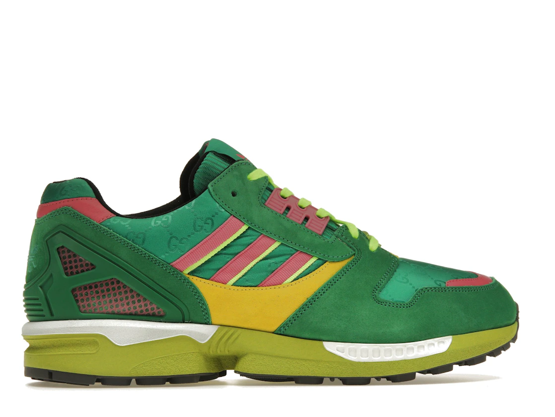 Vue 36 de adidas x Gucci ZX 8000 Green GG Monogram